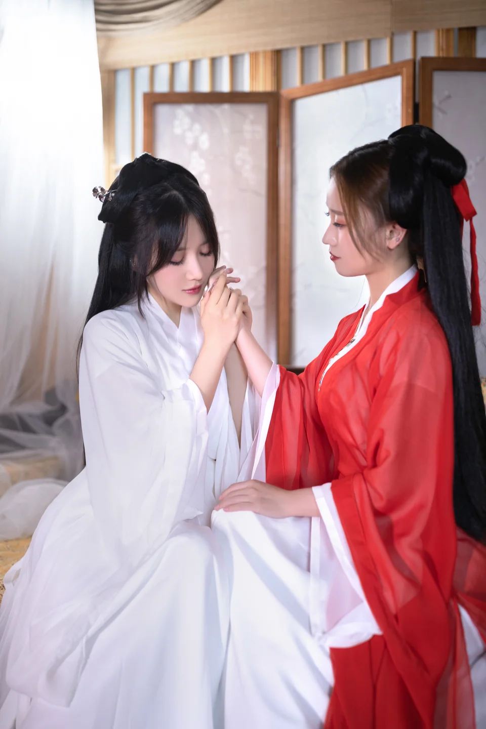 鱼子酱Fish - 双人古装 [154P-1.27GB]  tg@simisebaisi 【丝足阁】120.webp